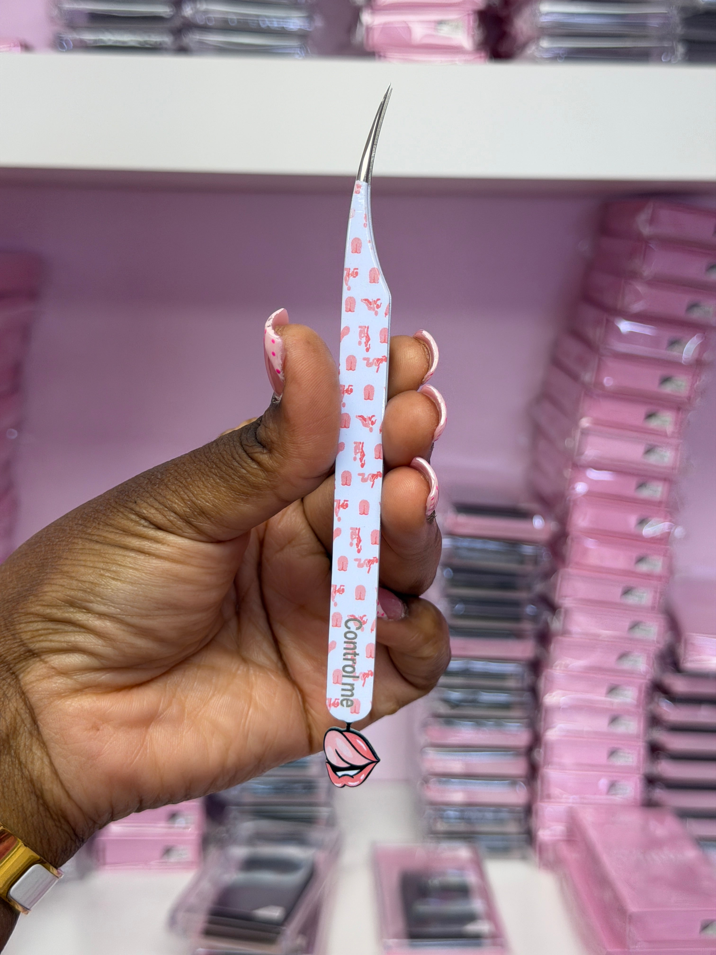 No Manners Tweezers |Fiber Tip