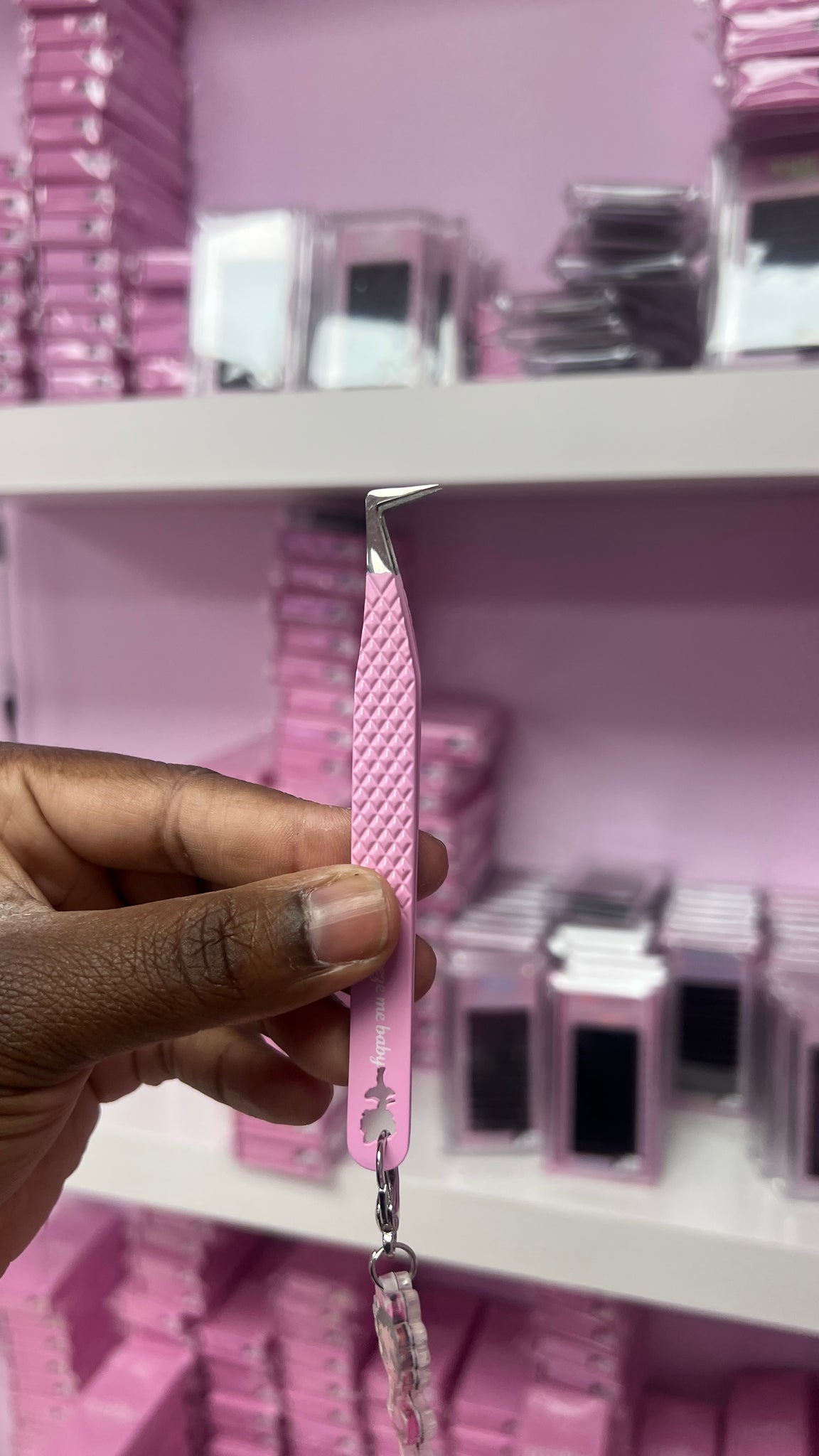 Volume boot tweezers -fiber