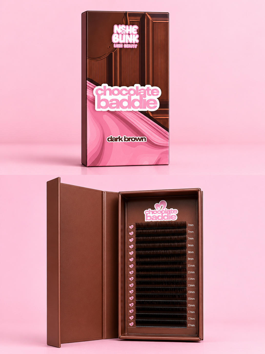 Chocolate baddie(dark brown)